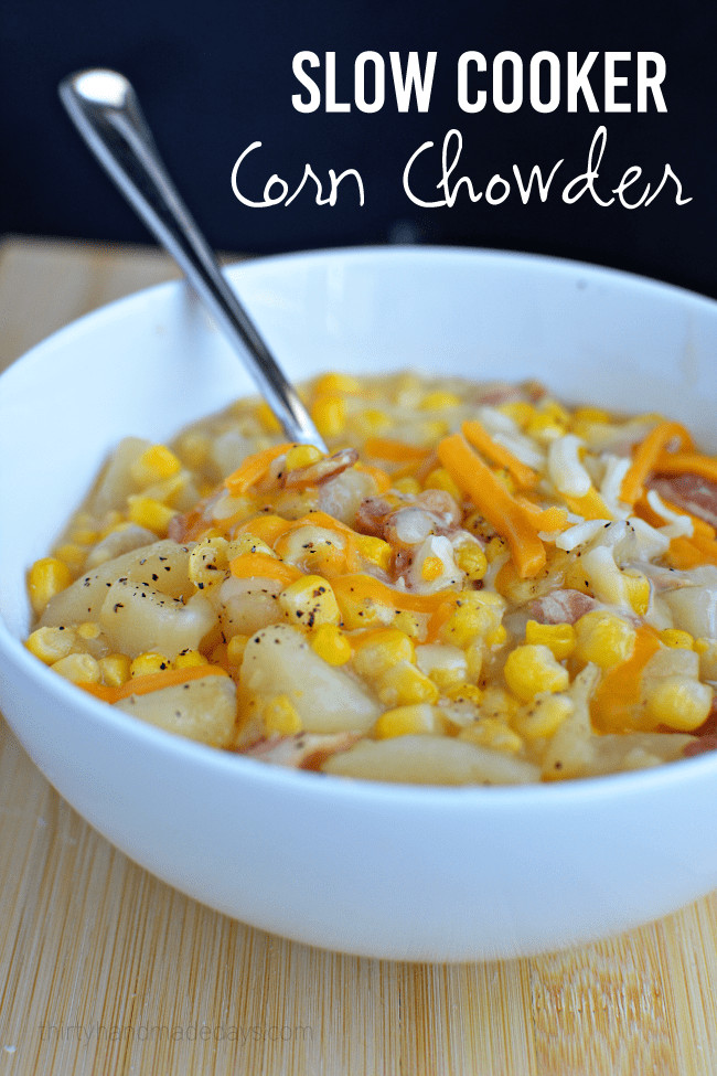 Slow Cooker Corn Chowder
 This Week for DinnerWeekly Meal Plan 42 your homebased mom