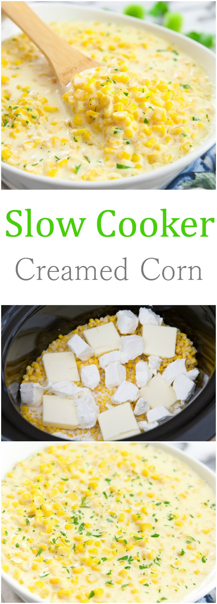 Slow Cooker Corn
 Slow Cooker Creamed Corn Recipe — Dishmaps