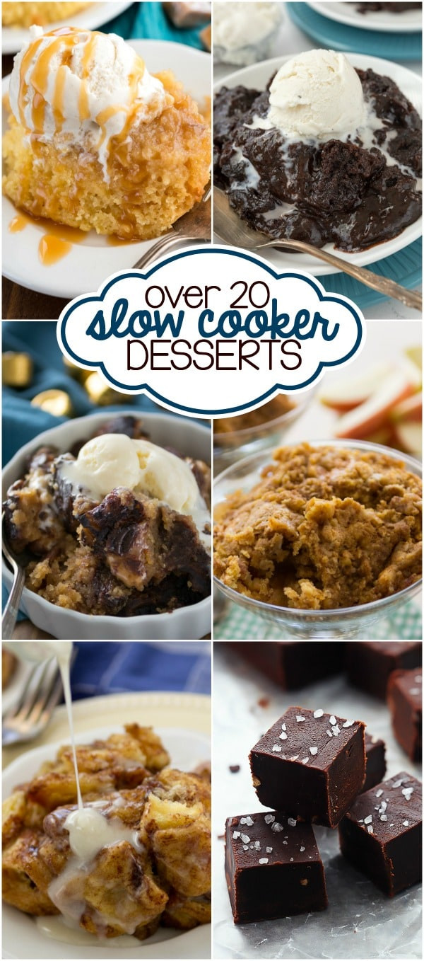 Slow Cooker Dessert
 Over 20 Slow Cooker Desserts you MUST make Crazy for Crust