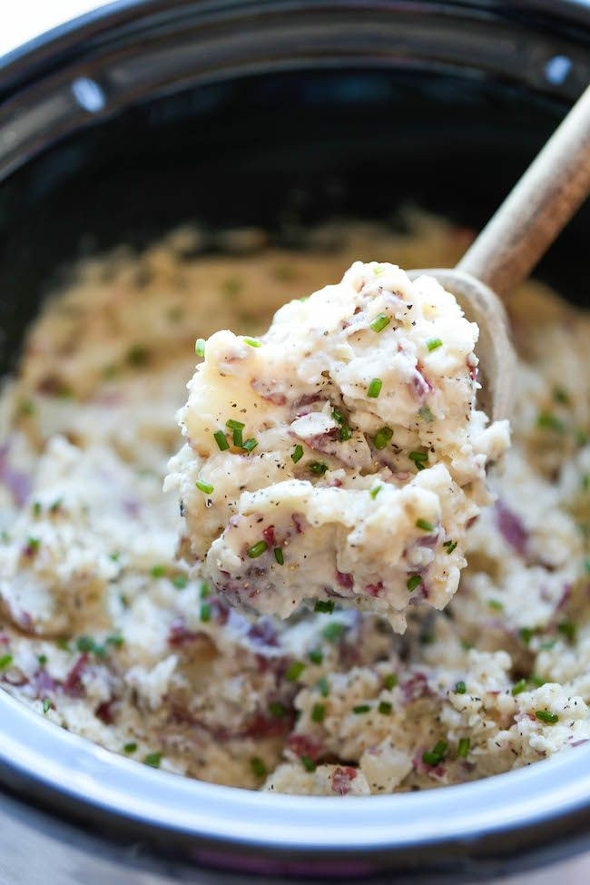 Slow Cooker Garlic Mashed Potatoes
 Slow Cooker Garlic Mashed Potatoes Recipe