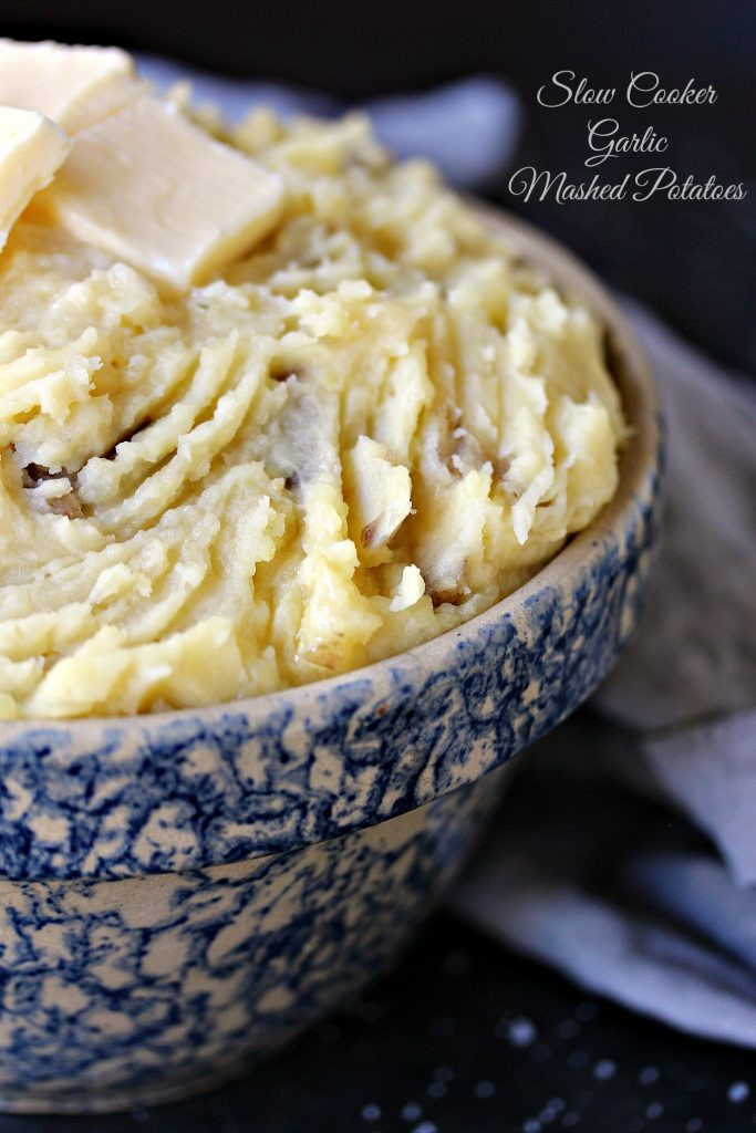 Slow Cooker Garlic Mashed Potatoes
 Slow Cooker Garlic Mashed Potatoes