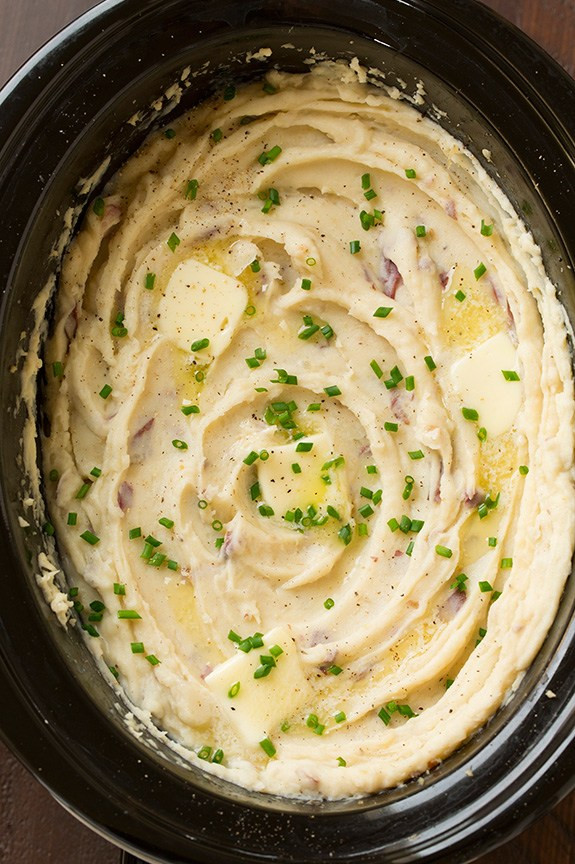 Slow Cooker Garlic Mashed Potatoes
 Slow Cooker Creamy Garlic Mashed Potatoes