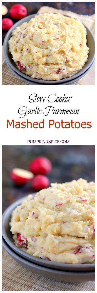 Slow Cooker Garlic Mashed Potatoes
 Slow Cooker Garlic Parmesan Mashed Potatoes Pumpkin N Spice