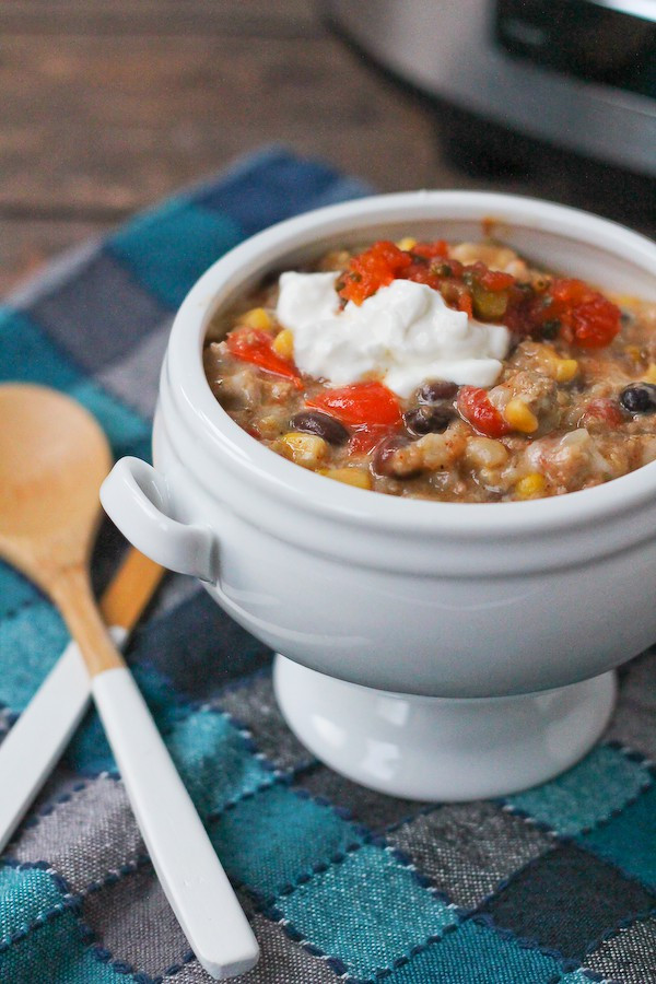 Slow Cooker Ground Turkey
 Southwestern Slow Cooker Barley Casserole with Ground