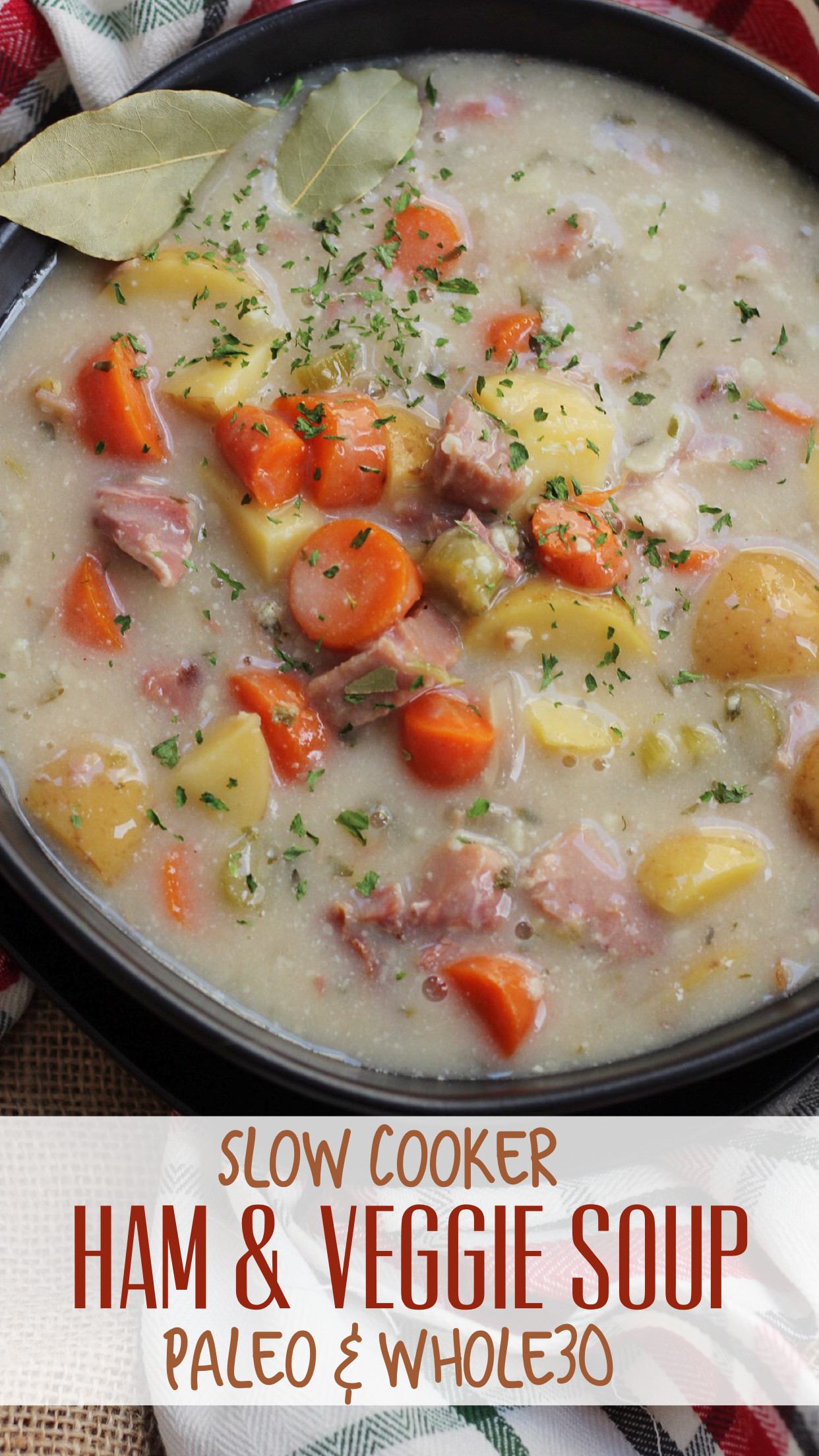 Slow Cooker Ham And Potato Soup
 Slow Cooker Ham and Potato Soup paleobailey