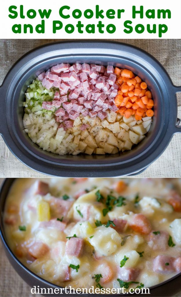 Slow Cooker Ham And Potato Soup
 Slow Cooker Ham and Potato Soup Dinner then Dessert