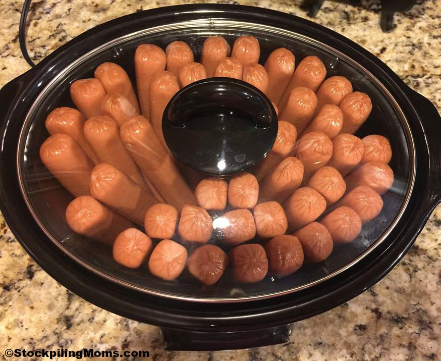 Slow Cooker Hot Dogs
 How To Cook Hot Dogs in the Crockpot