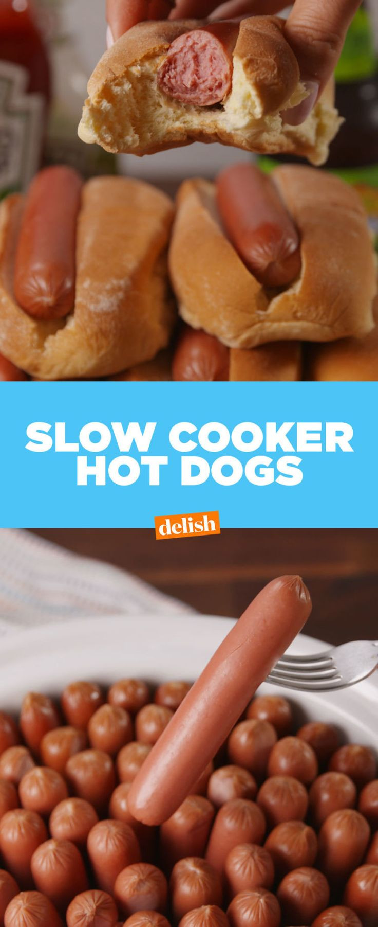 Slow Cooker Hot Dogs
 490 best Hot Dogs images on Pinterest