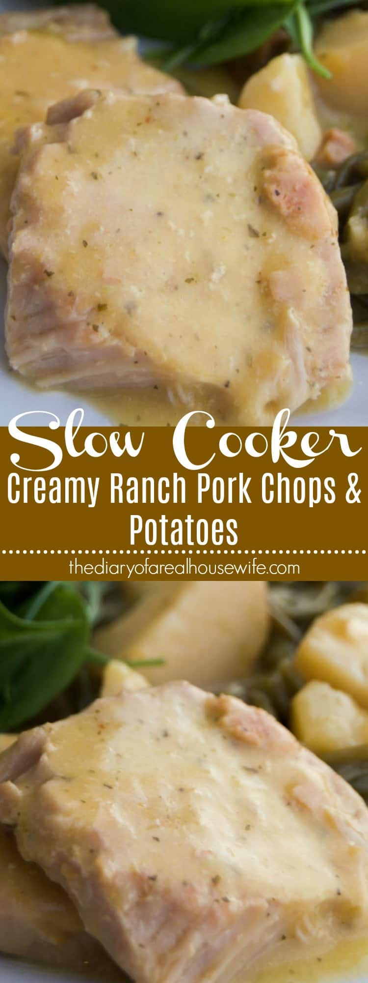 Slow Cooker Ranch Pork Chops
 Slow Cooker Creamy Ranch Pork Chops and Potatoes The
