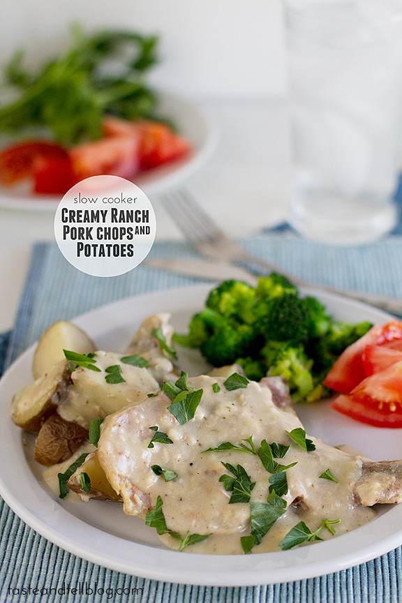 Slow Cooker Ranch Pork Chops
 Slow Cooker Creamy Ranch Pork Chops and Potatoes Taste