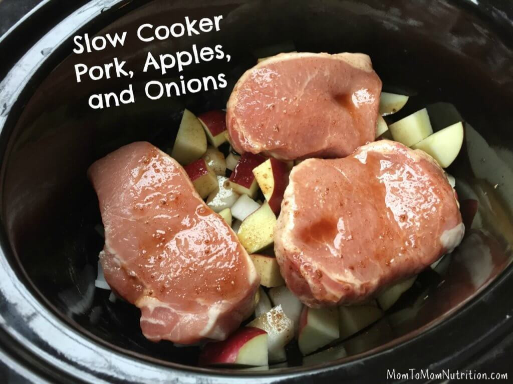 Slow Cooker Recipes Pork Chops
 Slow Cooker Pork Chops Apples and ions Mom to Mom