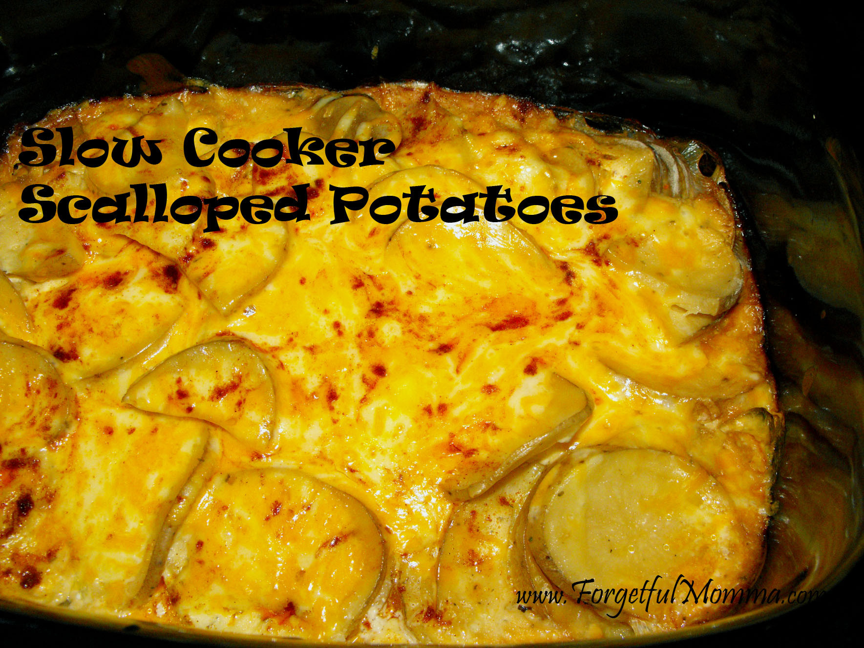 Slow Cooker Scalloped Potatoes
 Slow Cooker Scalloped Potatoes For ful Momma