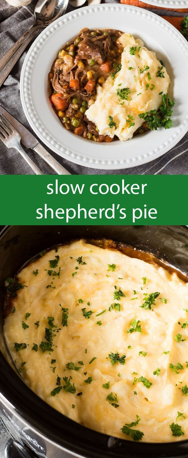 Slow Cooker Shepherd'S Pie
 1353 best Tastes of Lizzy T Recipes images on Pinterest