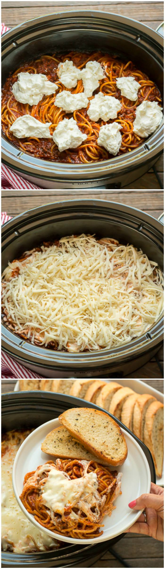 Slow Cooker Spaghetti
 Slow Cooker Baked Spaghetti The Magical Slow Cooker