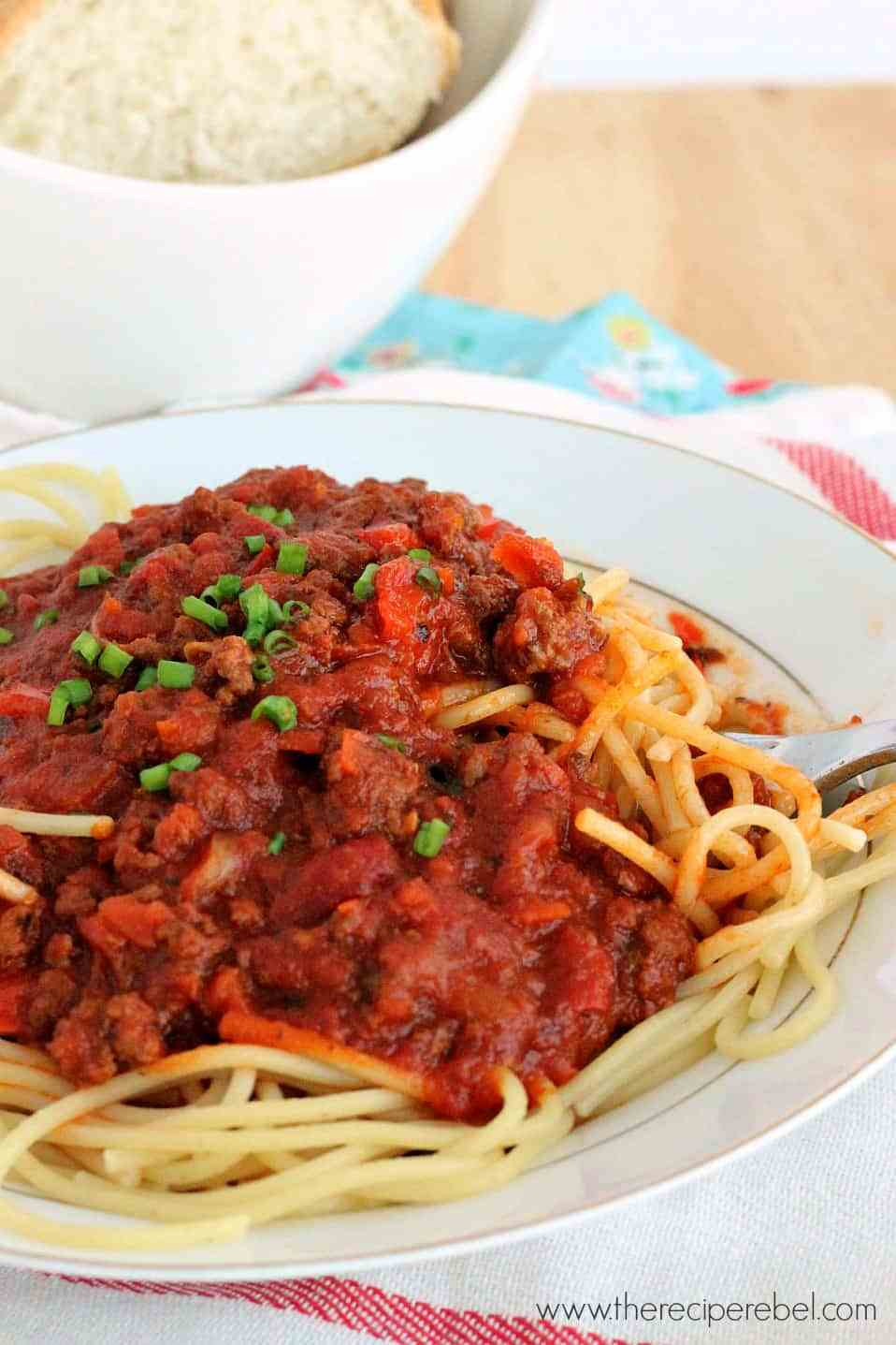 Slow Cooker Spaghetti Sauce
 Slow Cooker Spaghetti Sauce The Recipe Rebel