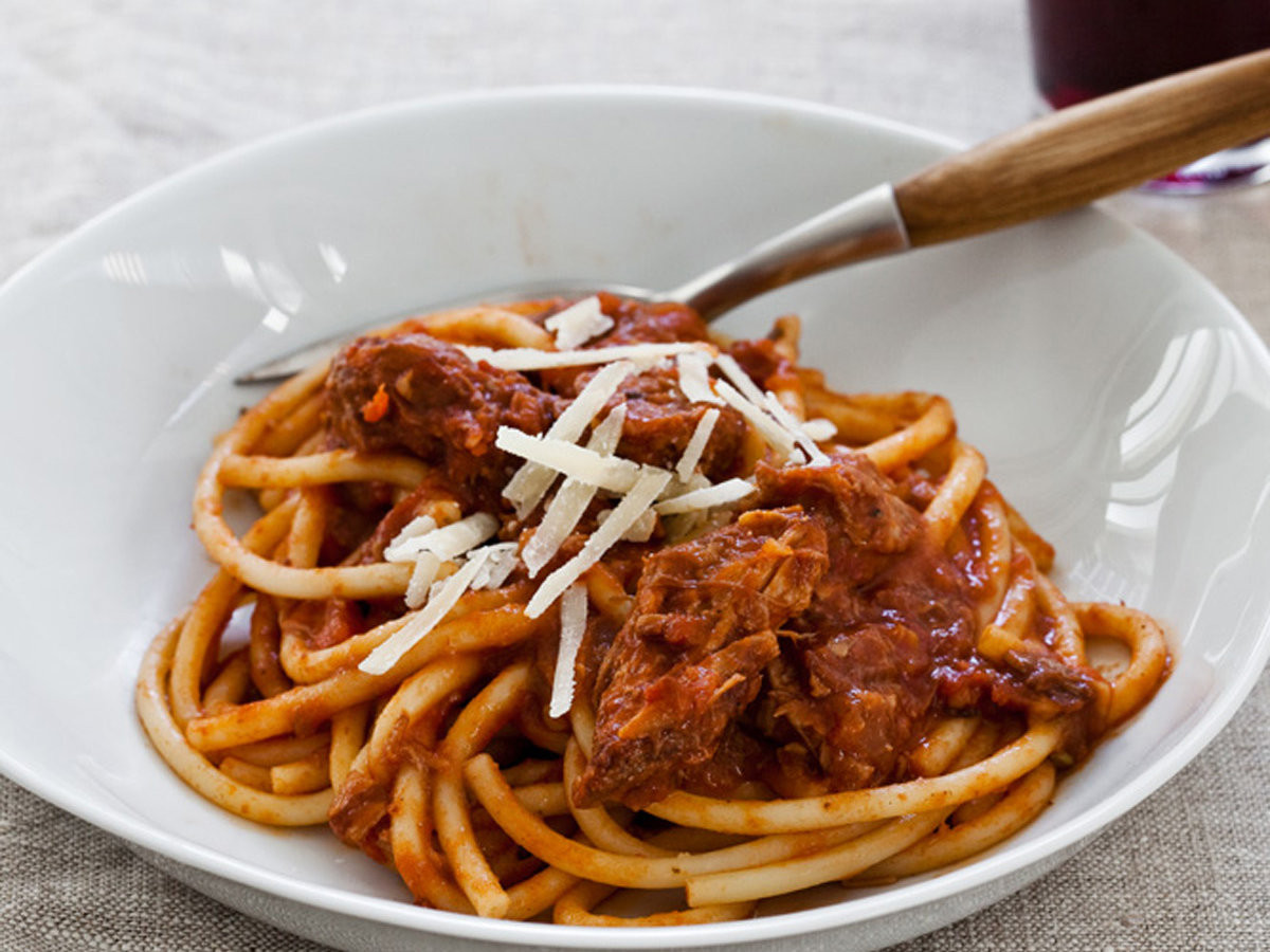 Slow Cooker Spaghetti Sauce
 Slow Cooker Sunday Sauce on Spaghetti Recipe Marcia