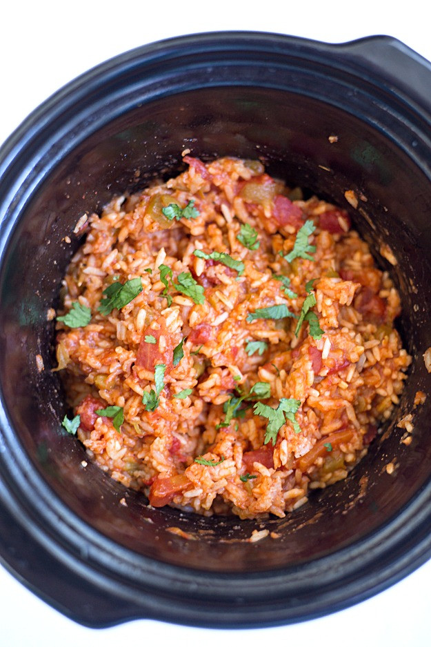 Slow Cooker Spanish Rice
 Slow Cooker Mexican Rice Spanish Rice Gal on a Mission