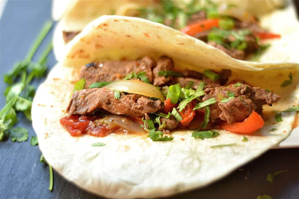 Slow Cooker Steak Fajitas
 Slow Cooker Steak Fajitas Wholesomelicious