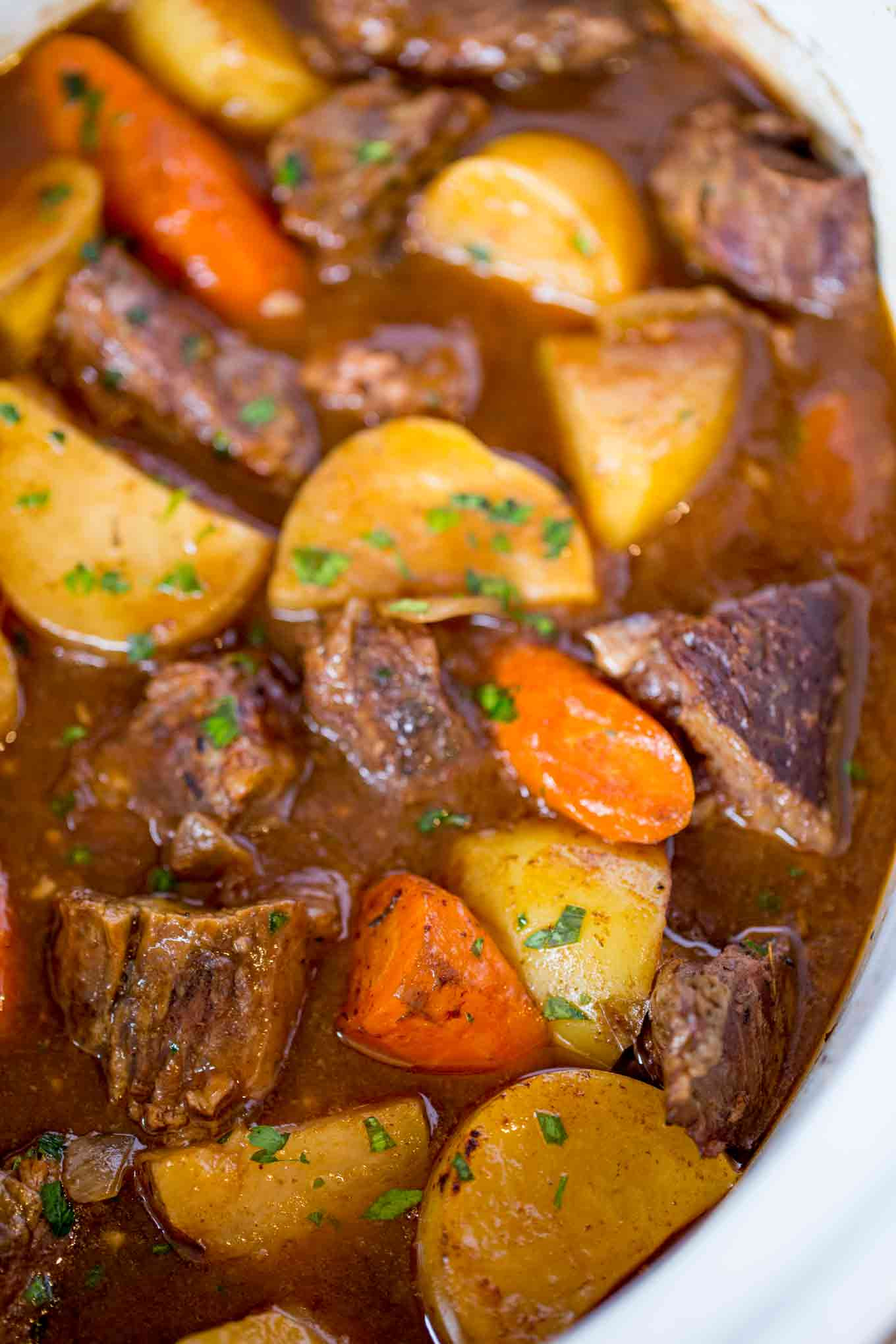 Slow Cooker Stew Recipes
 Ultimate Slow Cooker Beef Stew Dinner then Dessert