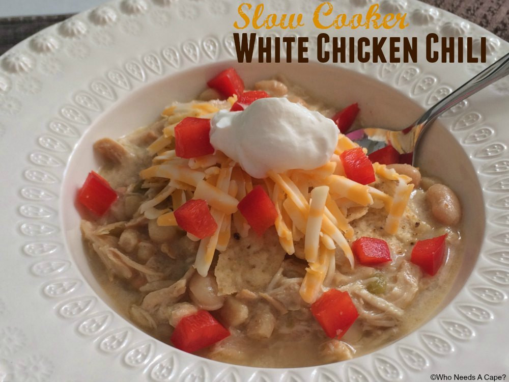 Slow Cooker White Chicken Chili
 Slow Cooker White Chicken Chili