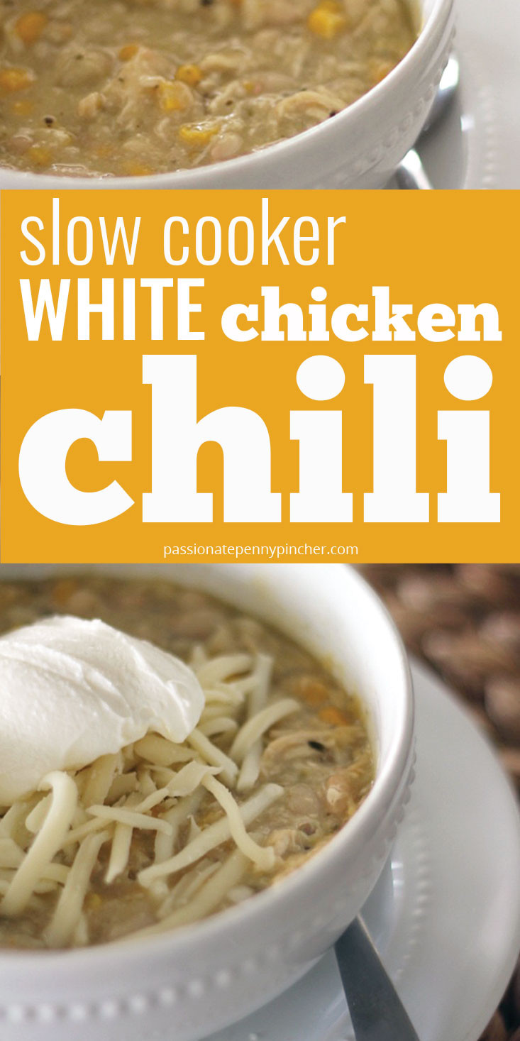 Slow Cooker White Chicken Chili
 Slow Cooker White Chicken Chili