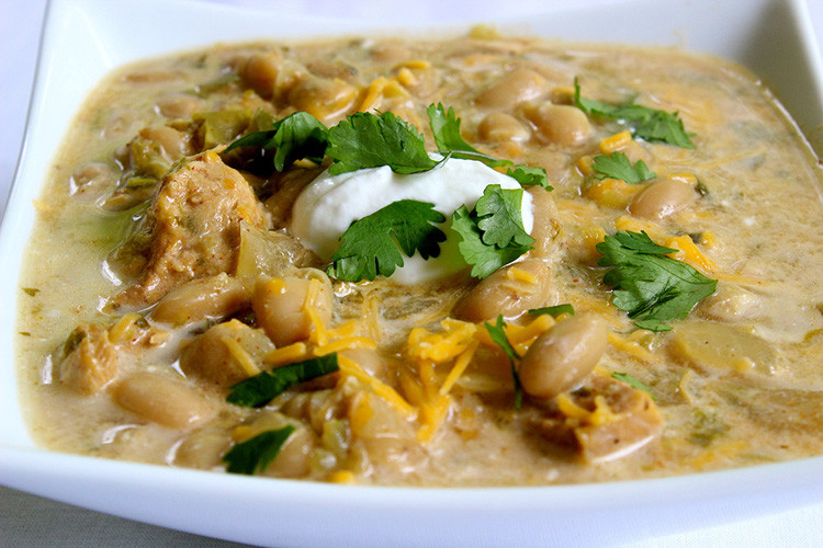 Slow Cooker White Chicken Chili
 The Best Slow Cooker White Bean Chicken Chili