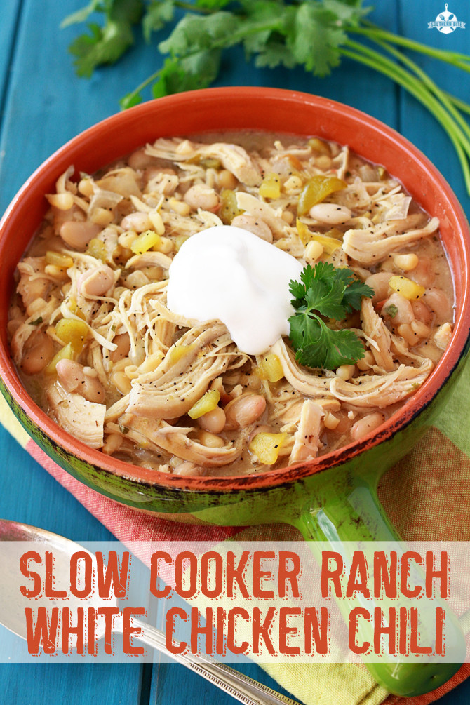 Slow Cooker White Chicken Chili
 12 Heartwarming Crock Pot Soups for the Winter