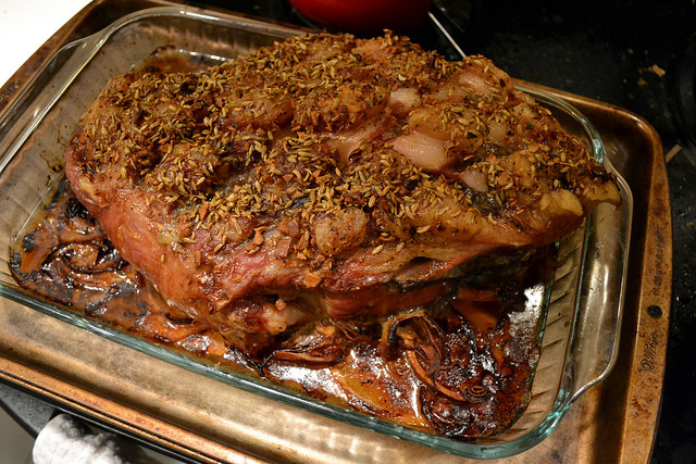 Slow Roast Pork Shoulder
 Caveman Food slow roasted pork shoulder