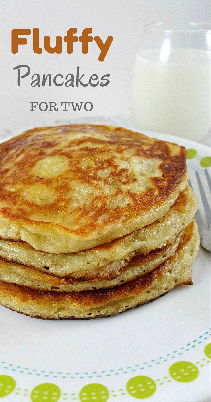 Small Batch Pancakes
 Best 25 Pancakes for two ideas on Pinterest