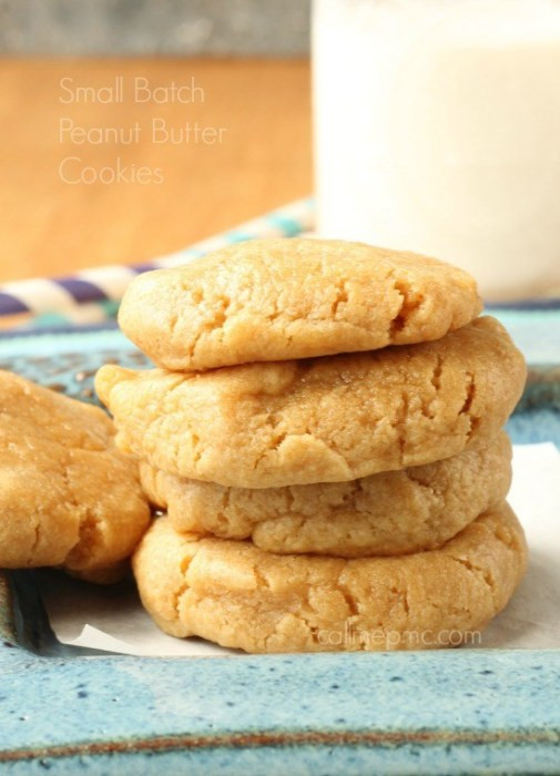 Small Batch Peanut Butter Cookies
 Small Batch Peanut Butter Cookies Call Me PMc