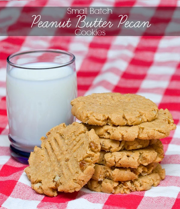 Small Batch Peanut Butter Cookies
 Small Batch Peanut Butter Pecan Cookies