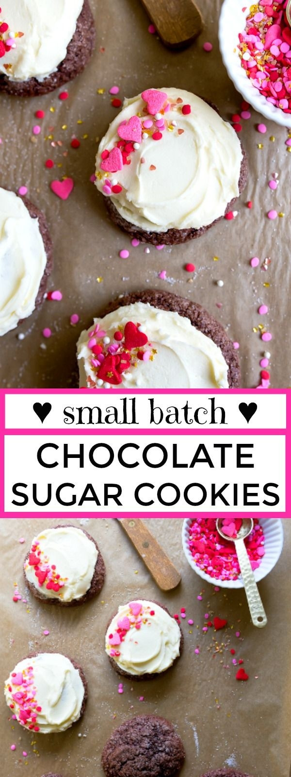 Small Batch Sugar Cookies
 Small batch cookies chocolate sugar cookies with frosting