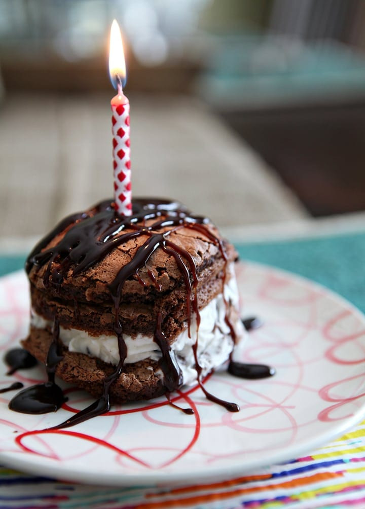 Small Birthday Cake
 Mini Stacked Ice Cream Birthday Cakes The Speckled Palate