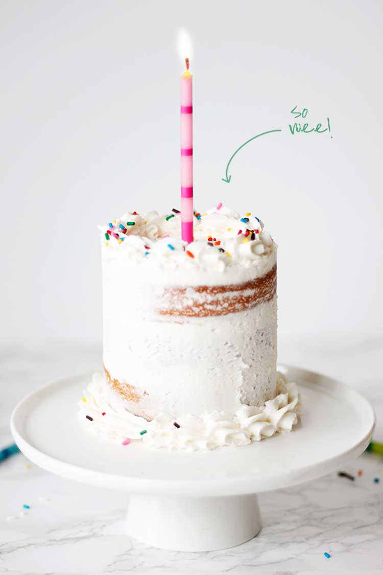 Small Birthday Cake
 Making Mini Birthday Cakes — Wellnesting