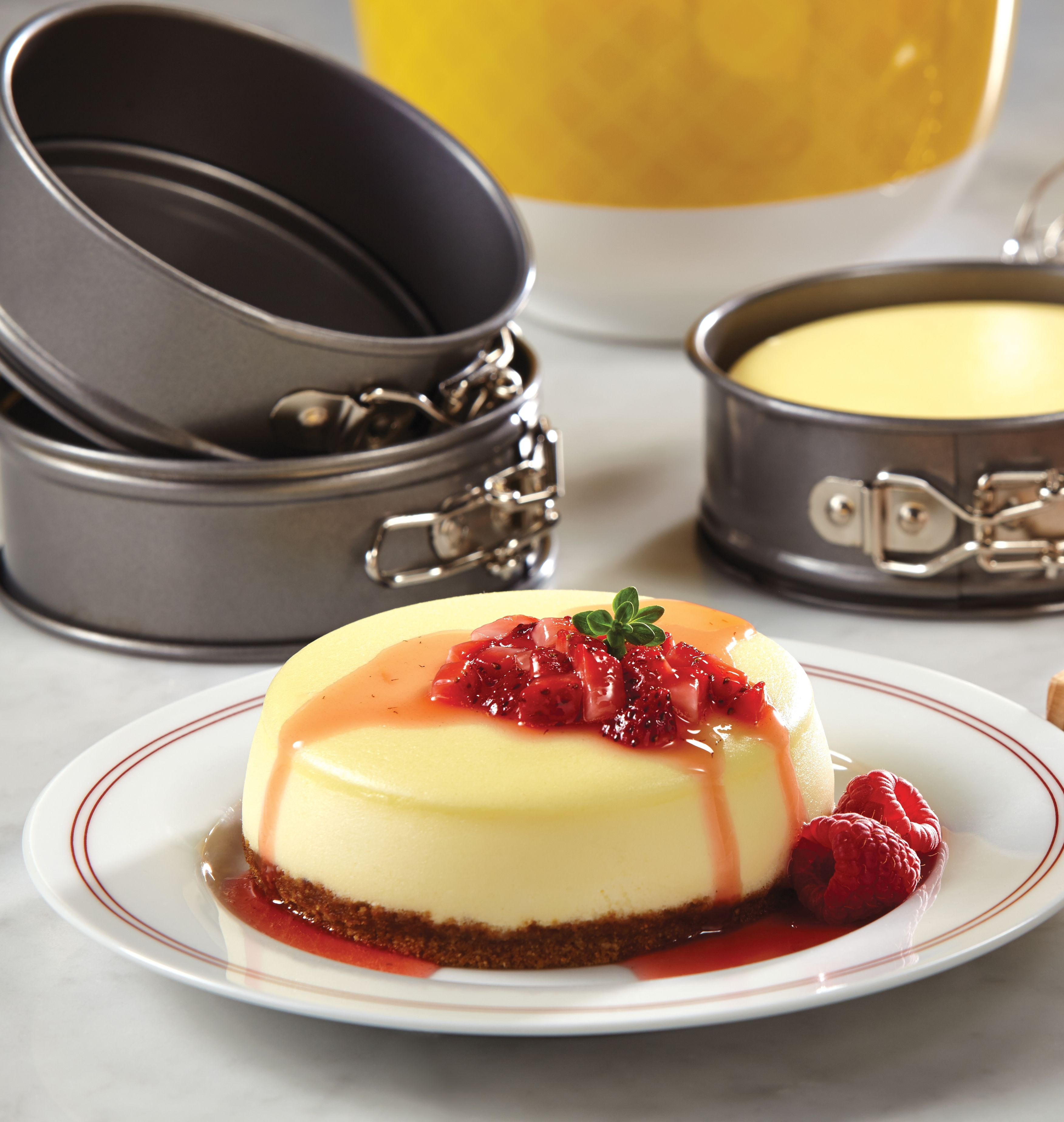 Small Cheesecake Recipe
 Let them eat cake… cheesecake Top this New York