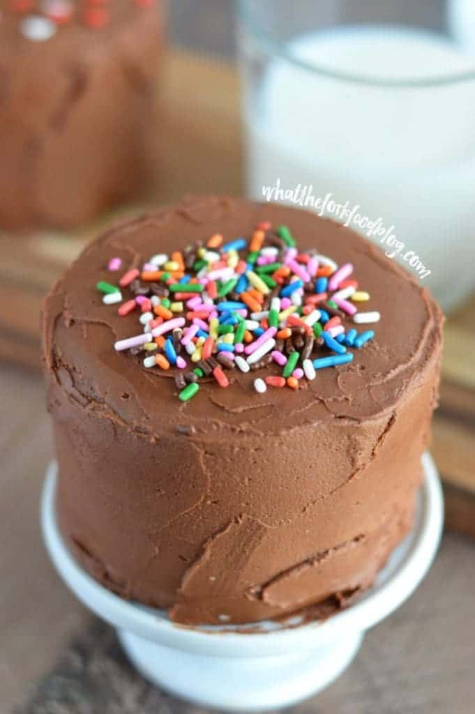 Small Chocolate Cake Recipe
 Mini Chocolate Layer Cake Recipe What the Fork