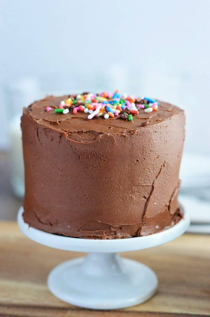 Small Chocolate Cake Recipe
 Mini Chocolate Layer Cake Recipe What the Fork