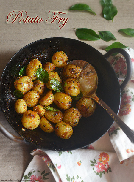 Small Potato Recipes
 Small Potato Fry Recipe Baby Potato Roast Sharmis Passions