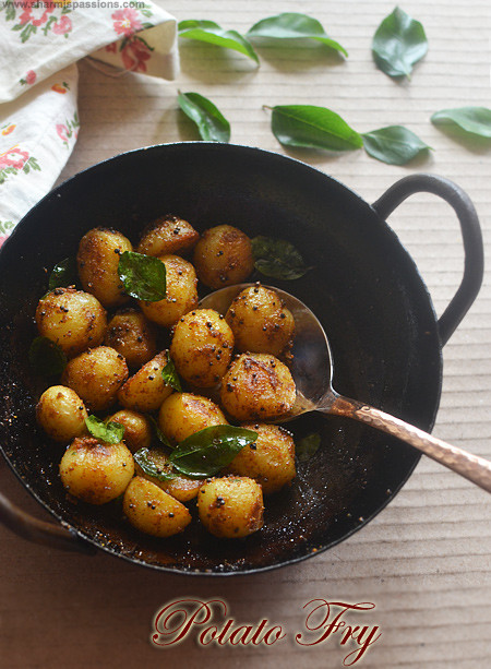 Small Potato Recipes
 Small Potato Fry Recipe Baby Potato Roast Sharmis Passions
