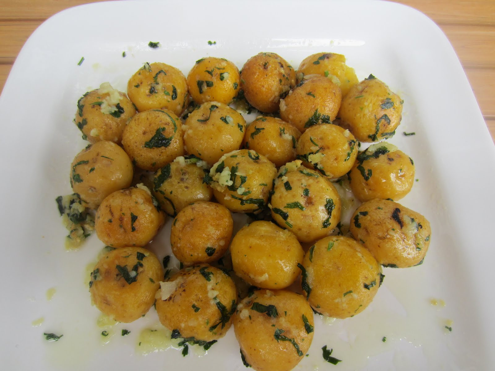 Small Potato Recipes
 Luca Garlic and Cilantro Small Potatoes