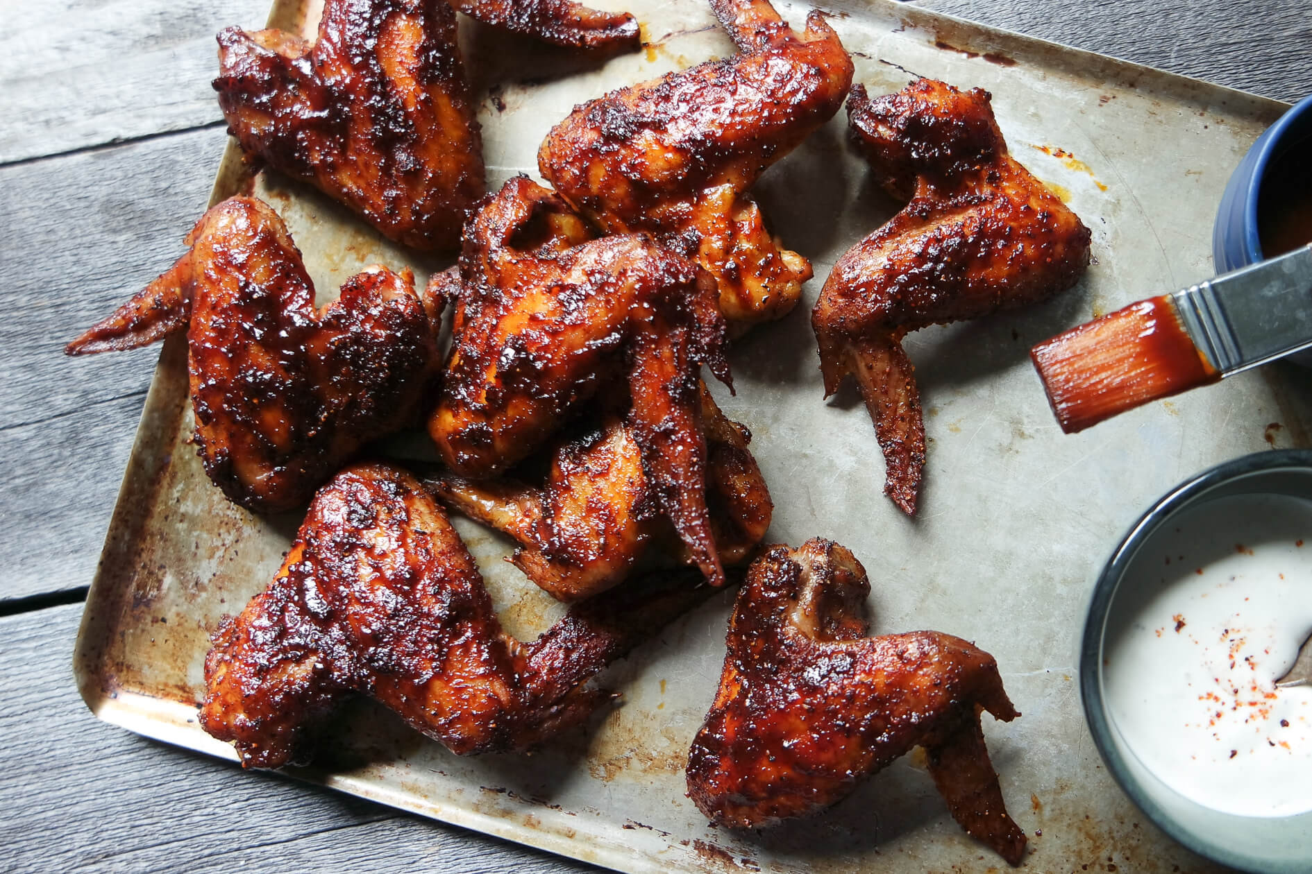 Smoke Chicken Wings
 Beer Brined BBQ Wings with Hardcore Carnivore Red Jess