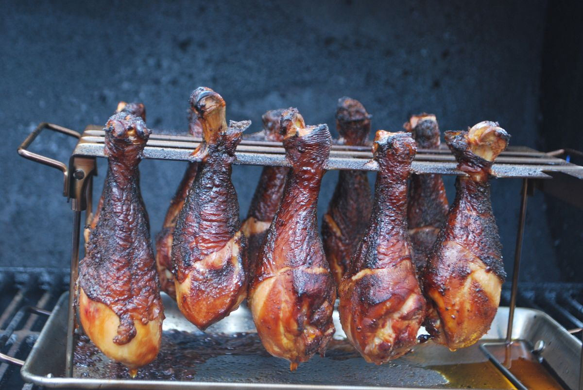 Smoked Chicken Legs
 Smoked Chicken Drumsticks SavoryReviews