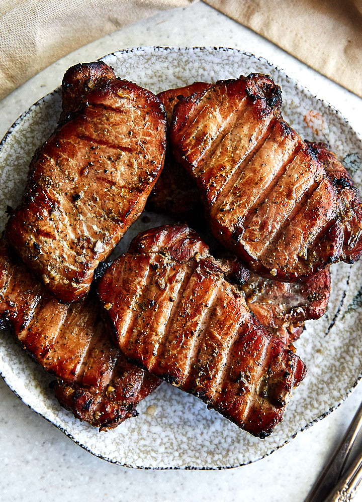 Smoked Pork Chops Recipe
 brined smoked pork chops