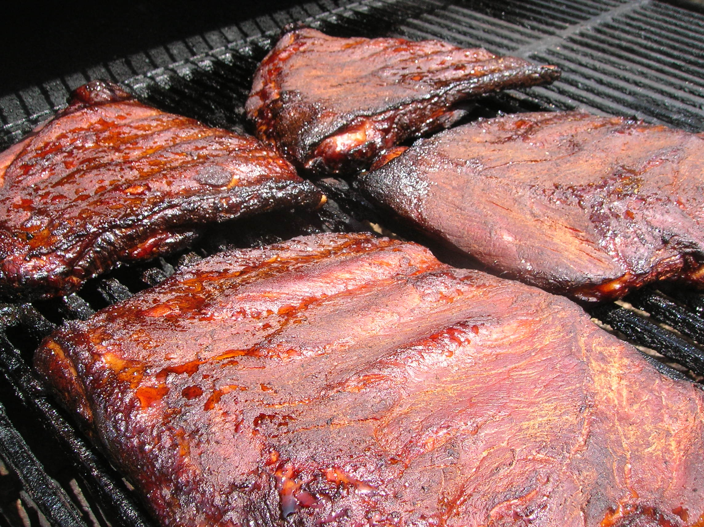 Smoked Pork Ribs
 Smoked Barbecue Pork Ribs