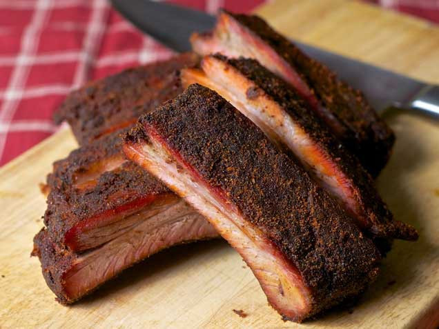 Smoked Pork Ribs
 smoked pork ribs dry rub recipe