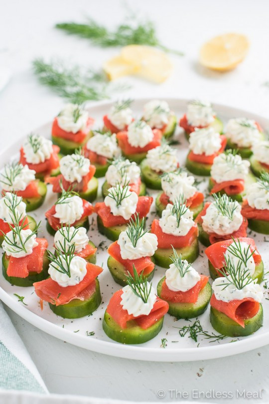 Smoked Salmon Appetizer
 Smoked Salmon Appetizer Bites w Lemon Dill Cream Cheese