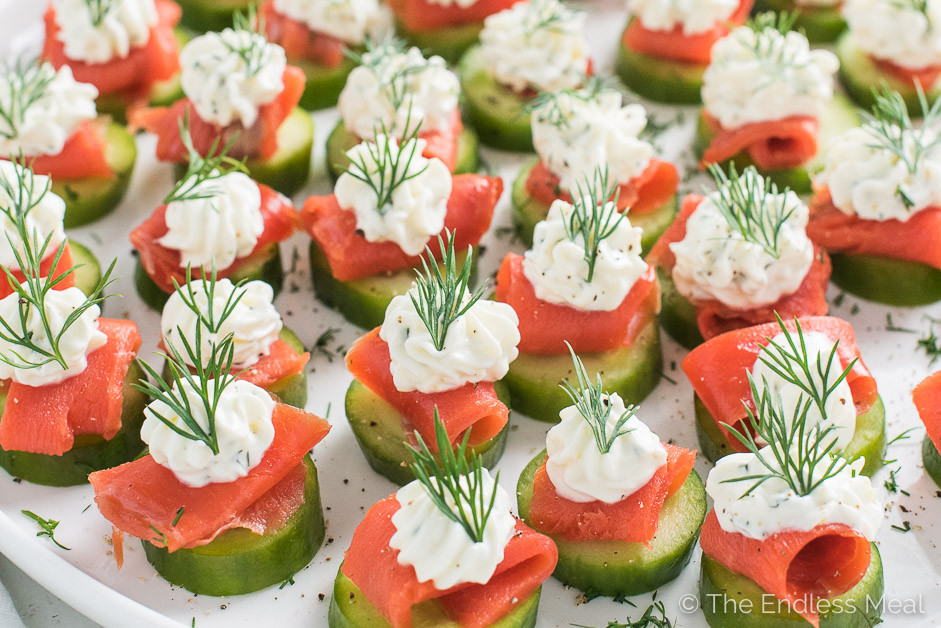 Smoked Salmon Appetizer
 Smoked Salmon Appetizer Bites w Lemon Dill Cream Cheese