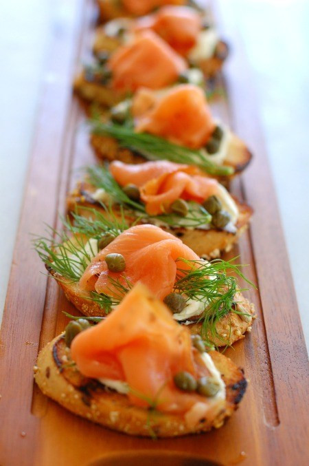 Smoked Salmon Appetizer
 Smoked Salmon Dill and Capers Appetizer