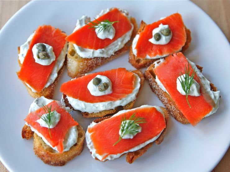 Smoked Salmon Appetizer
 Smoked Salmon Crostini Easy Lox Appetizer Recipe