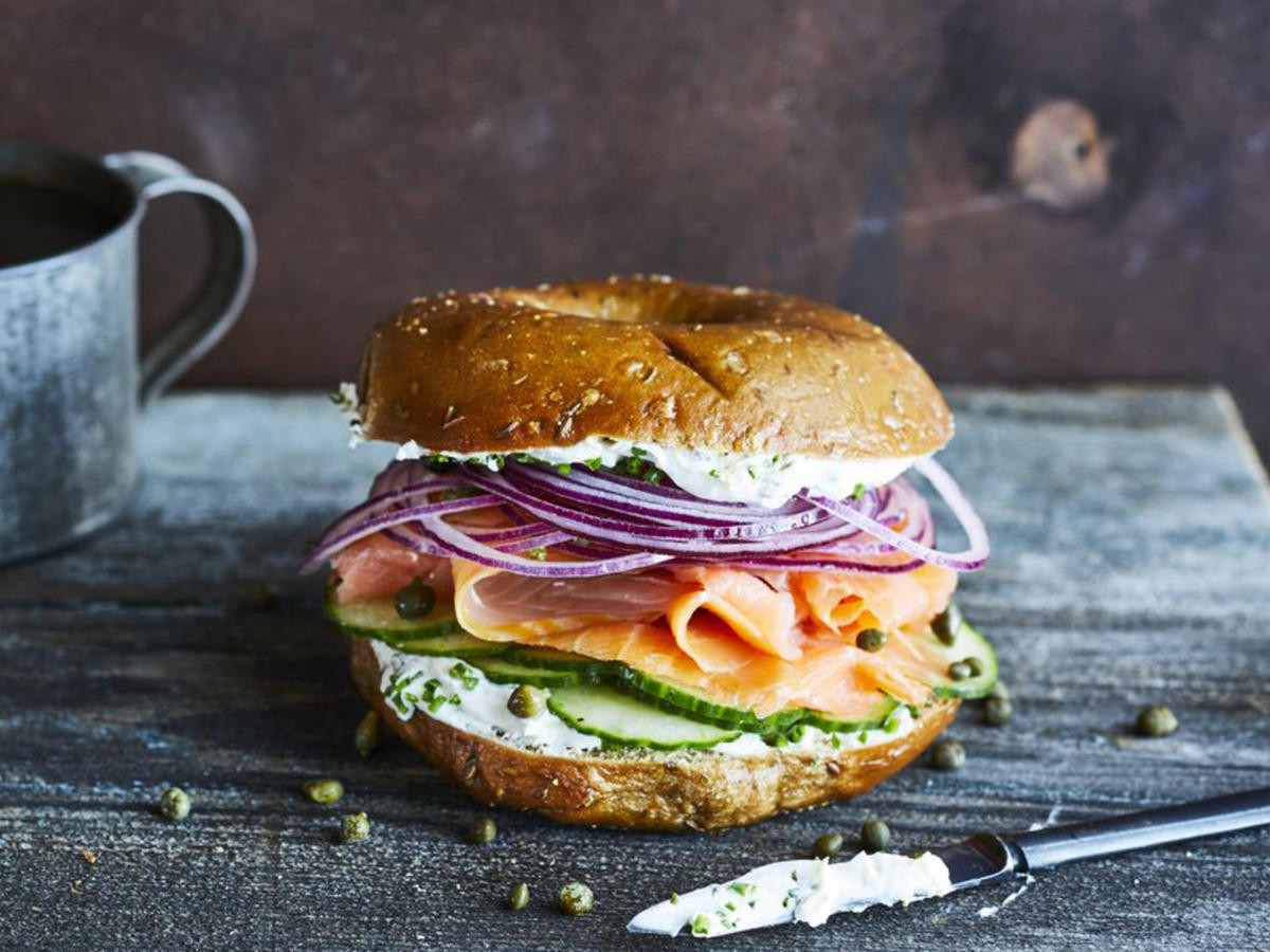 Smoked Salmon Bagel
 Smoked Salmon Bagel Recipe